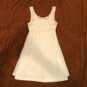 White Flowy Summer Dress